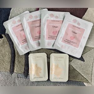Nature Republic Essential Solution Collagen Sheet Mask, Collagen Dream Eye Patch